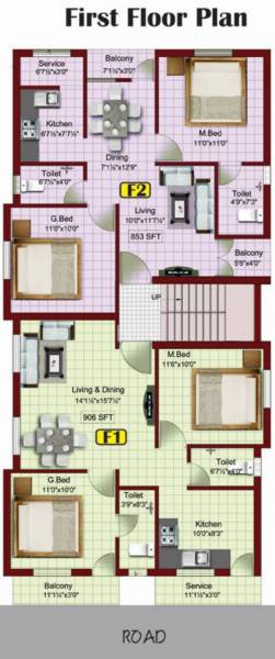 Images for Cluster Plan of Mayas Construction Anana