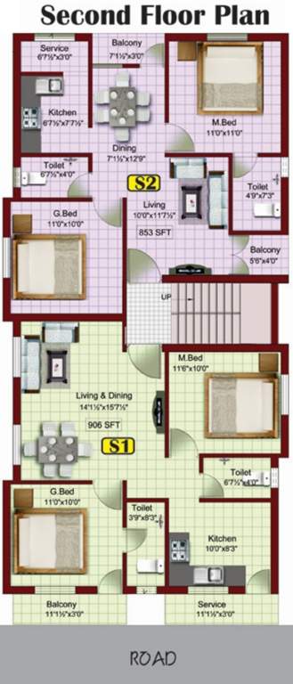 Images for Cluster Plan of Mayas Construction Anana