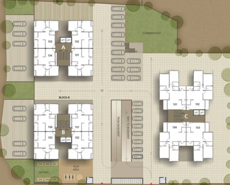 Images for Site Plan of Excel Zahra Residency
