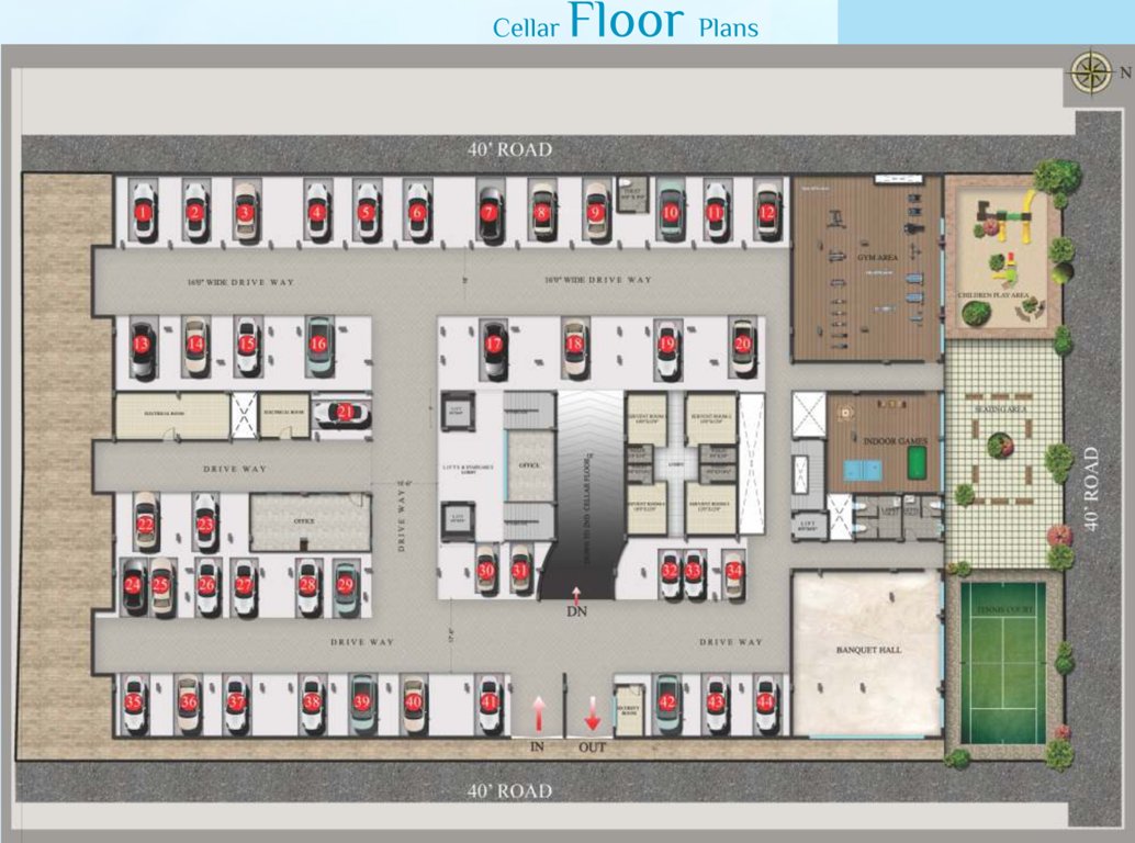 Images for Cluster Plan of Gauthami Sai Subashini Towers