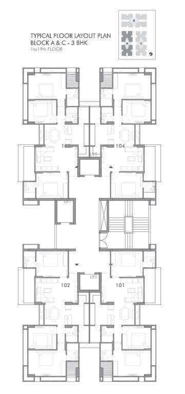  sky park Images for Cluster Plan of Sun Sky Park