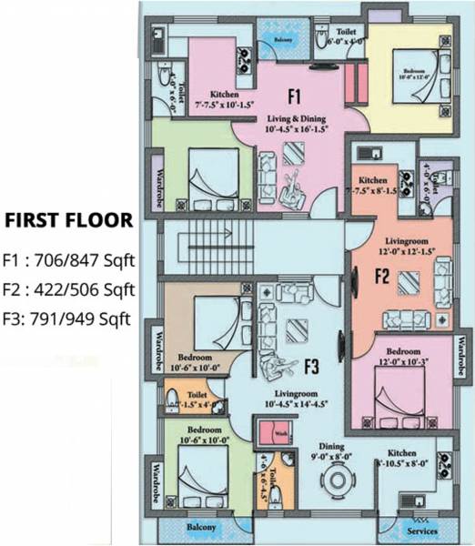 Images for Cluster Plan of Mayas Maruthi Nagar