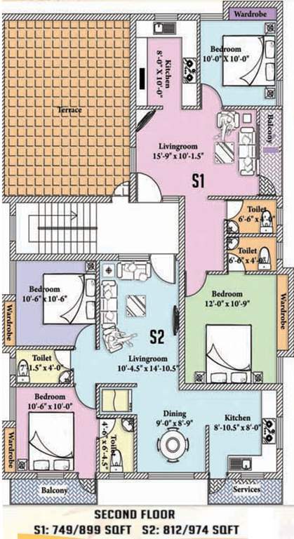 Images for Cluster Plan of Mayas Maruthi Nagar