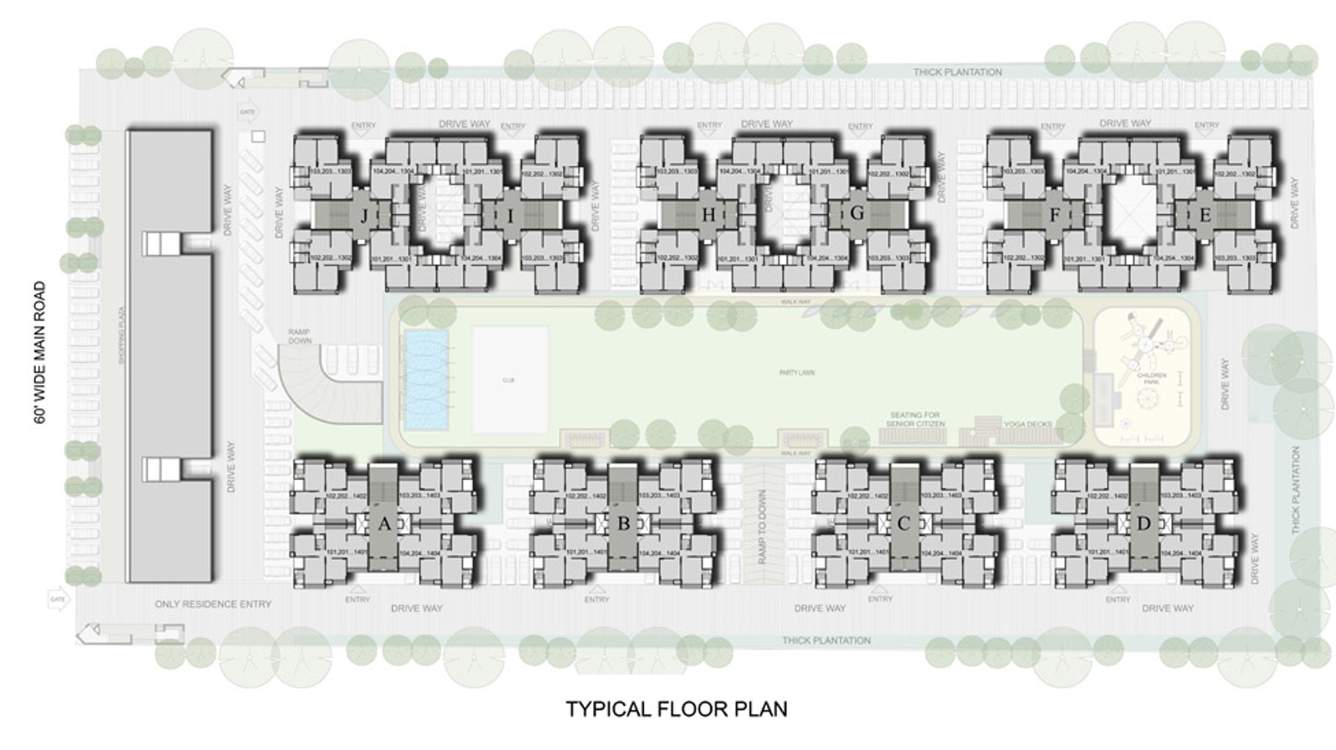 aarohi elysium Images for Cluster Plan of Siddhi Aarohi Elysium