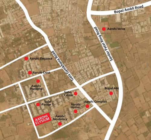  aarohi-elysium Images for Location Plan of Siddhi Aarohi Elysium