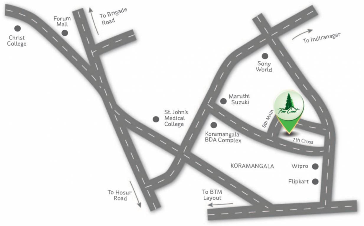 pine crest Images for Location Plan of Evantha Pine Crest
