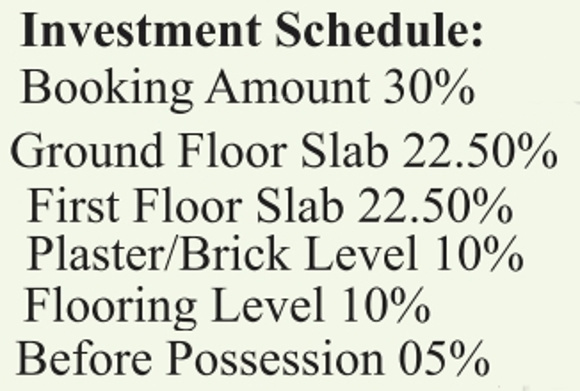 enclave Construction Linked Payment (CLP) Payment Plan