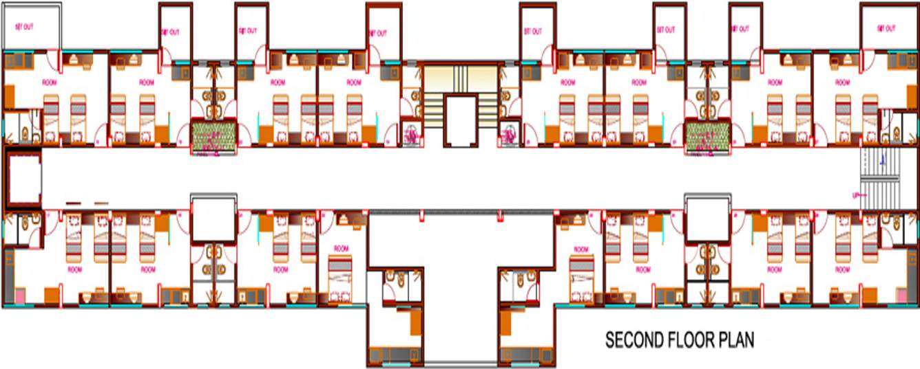  studio apartments Images for Cluster Plan of Goel Ganga Studio Apartments