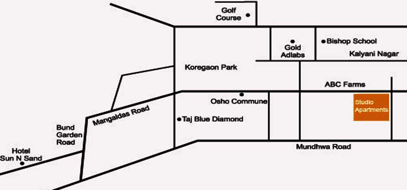  studio apartments Images for Location Plan of Goel Ganga Studio Apartments