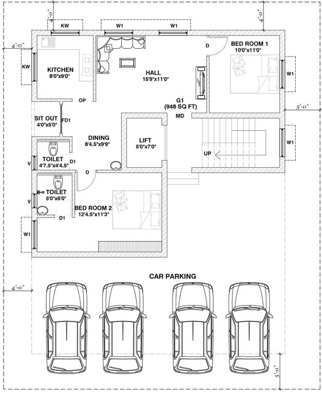 Images for Cluster Plan of Brownstone Raj Mayura