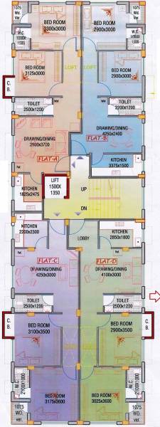 Images for Cluster Plan of Swastik Realty Kolkata Akash Tower Images for Cluster Plan of Swastik Realty Kolkata Akash Tower
