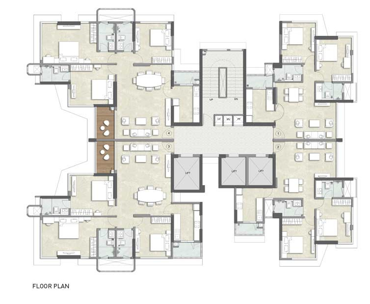 Images for Cluster Plan of Kalpataru Woodsville