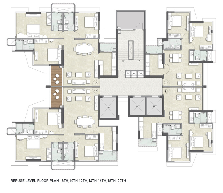 Images for Cluster Plan of Kalpataru Woodsville