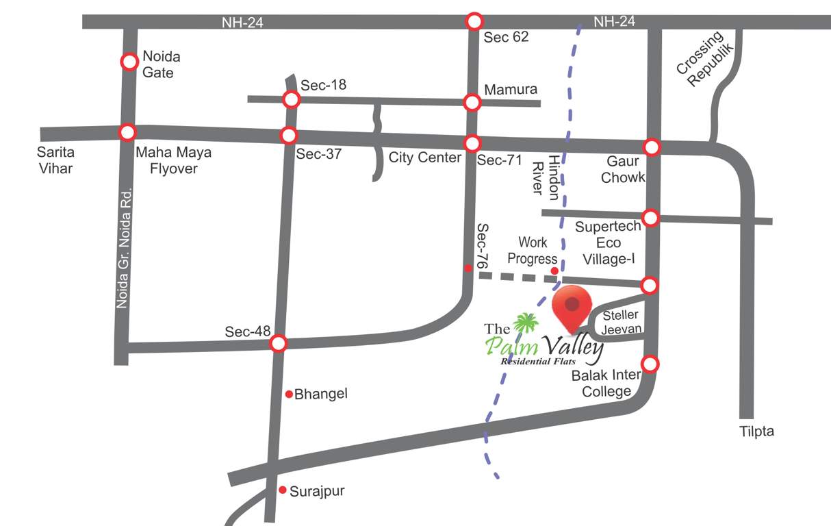 palm valley Images for Location Plan of Lucky Palm Valley