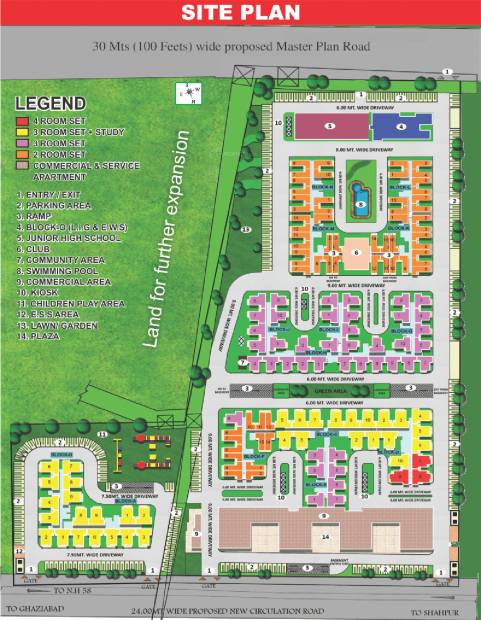 Images for Site Plan of Reputed Builder Diya Green City