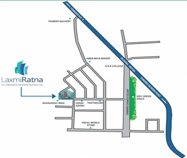Images for Location Plan of Vasundhra Developers Laxmi Ratna