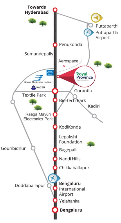 Images for Location Plan of Preeti Developers Bangalore Royal Province