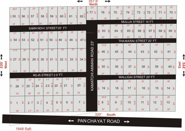 Images for Layout Plan of City Sri Sai Baba Nagar