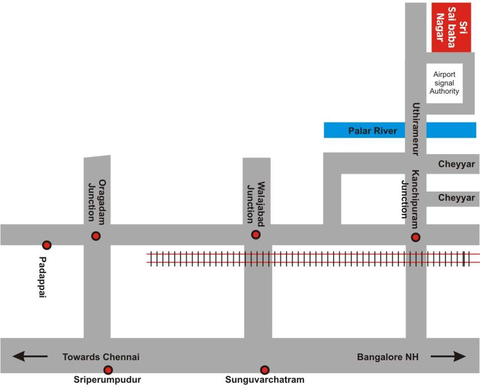 Images for Location Plan of City Sri Sai Baba Nagar