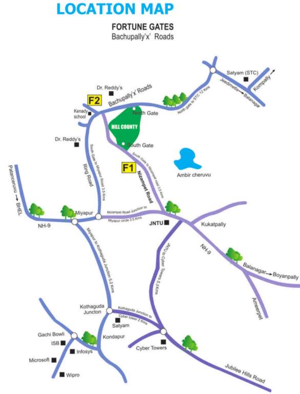 Images for Location Plan of Fortune Fortune Gates