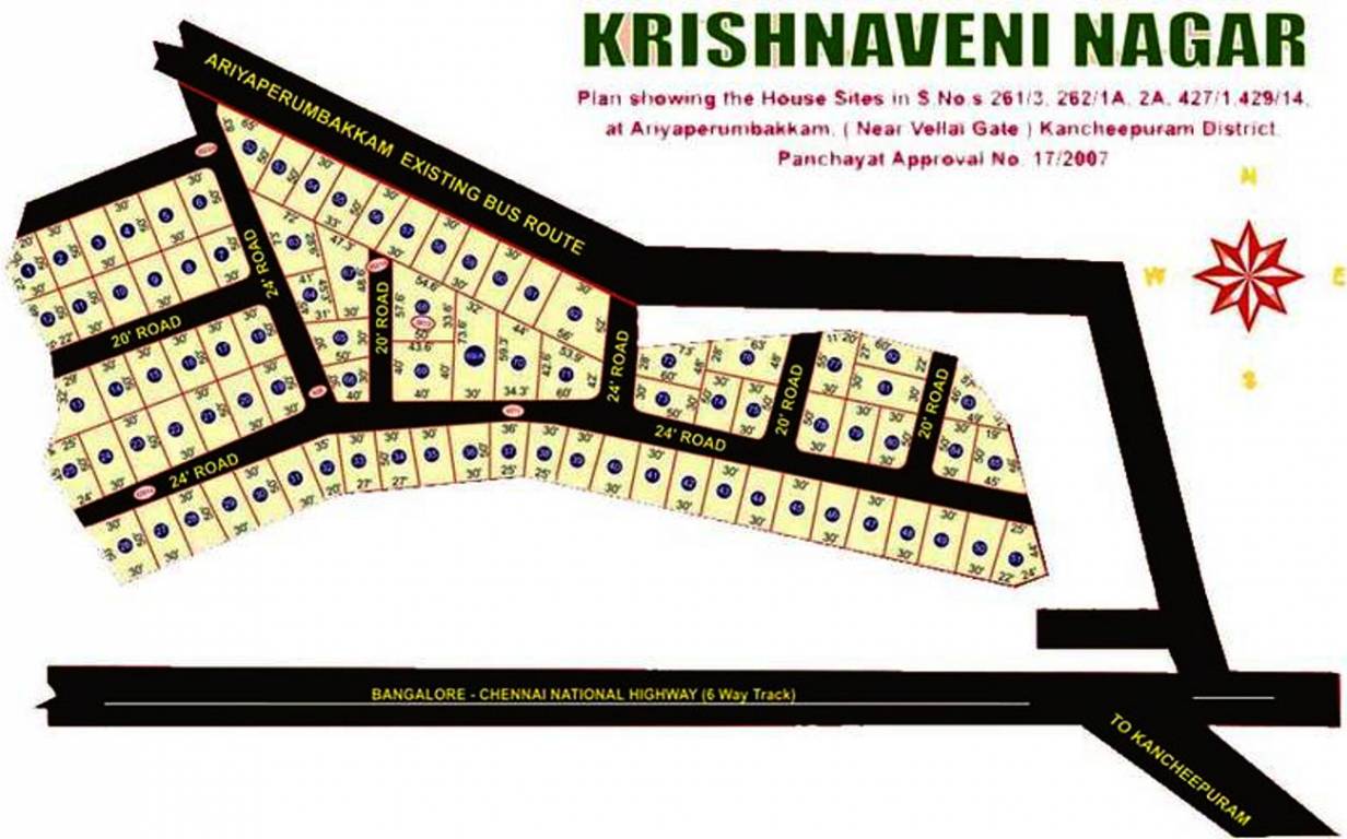 Images for Layout Plan of City Krishnaveni Nagar