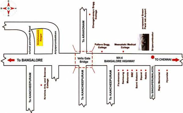 Images for Location Plan of City Krishnaveni Nagar