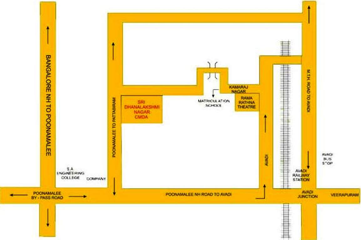 Images for Location Plan of City Land Promoters Dhanalakshmi Nagar