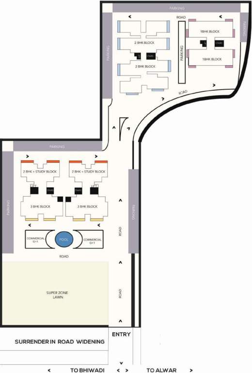 Images for Layout Plan of AMR Developers Mystic Greens