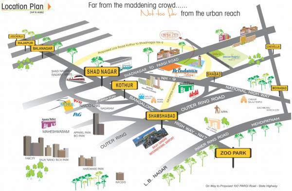 Images for Location Plan of City Brindavan Colony Images for Location Plan of City Brindavan Colony