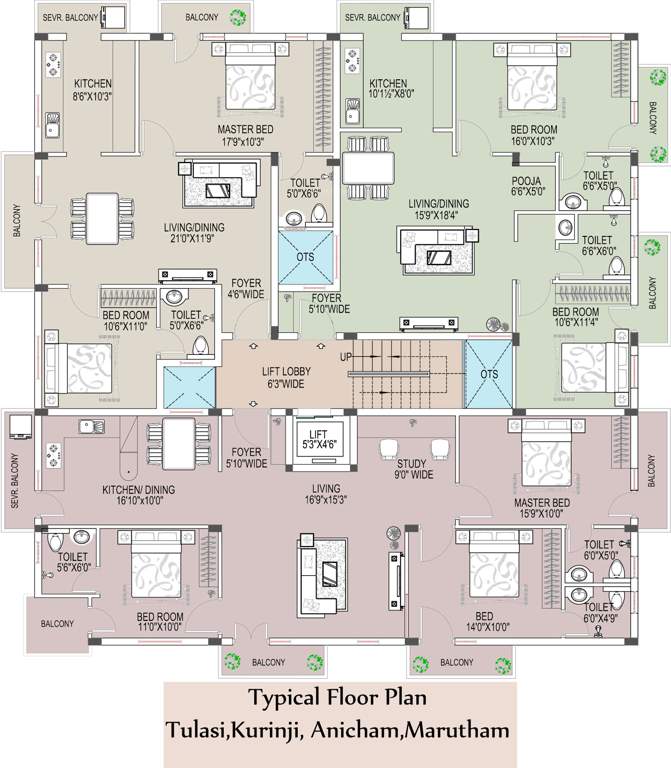 Images for Cluster Plan of Malar Garden