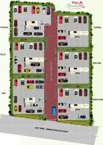 Images for Cluster Plan of Malar Garden Images for Cluster Plan of Malar Garden