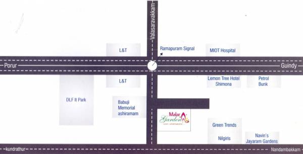 Images for Location Plan of Malar Garden Images for Location Plan of Malar Garden