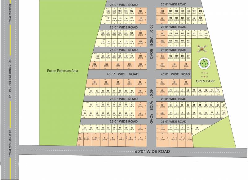 Images for Layout Plan of City Heights Deccan Heights