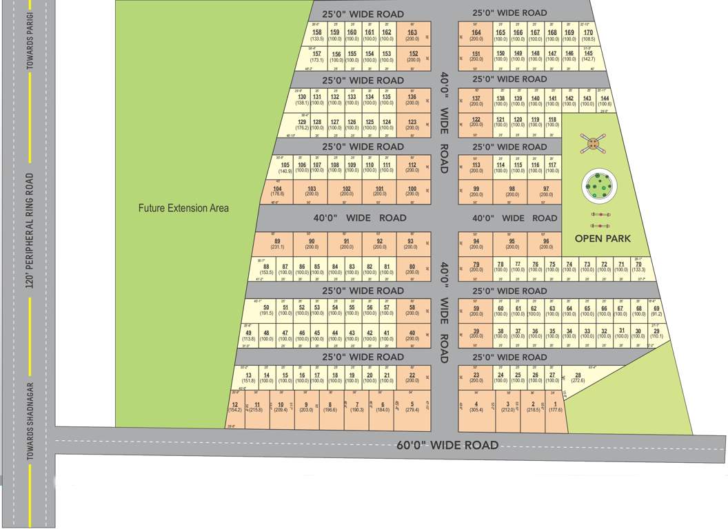 Images for Layout Plan of City Heights Deccan Heights