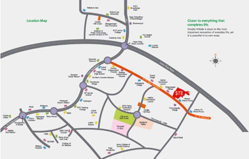 Images for Location Plan of Oorjita Hillside hillside Images for Location Plan of Oorjita Hillside