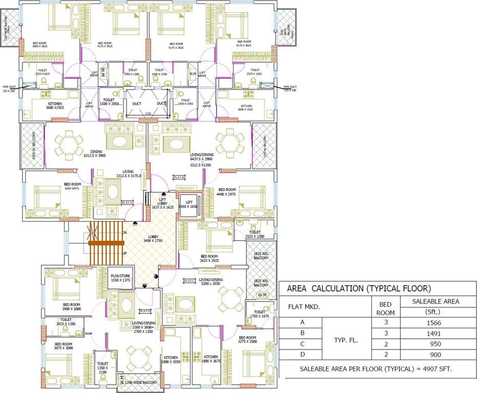 Images for Cluster Plan of Shivoham Residency