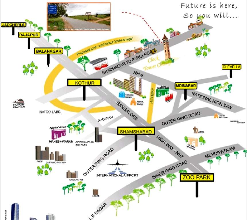 Images for Location Plan of City Heights Clock Tower Colony