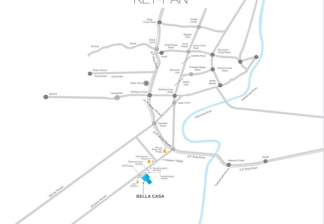bella casa Location Plan