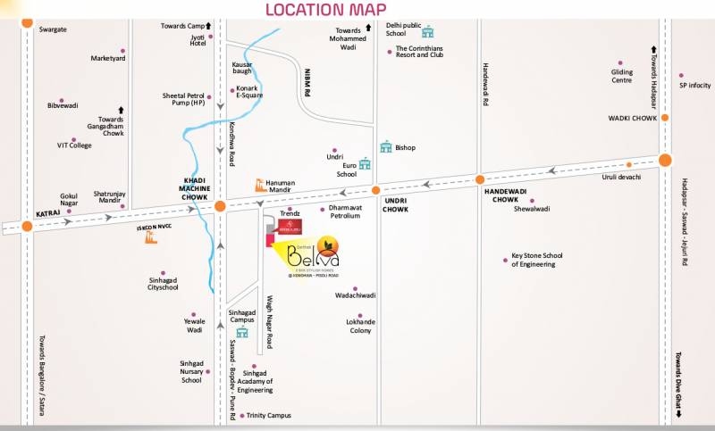  belva Images for Location Plan of Sarthak Belva
