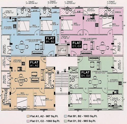 Images for Cluster Plan of BSR Shelters