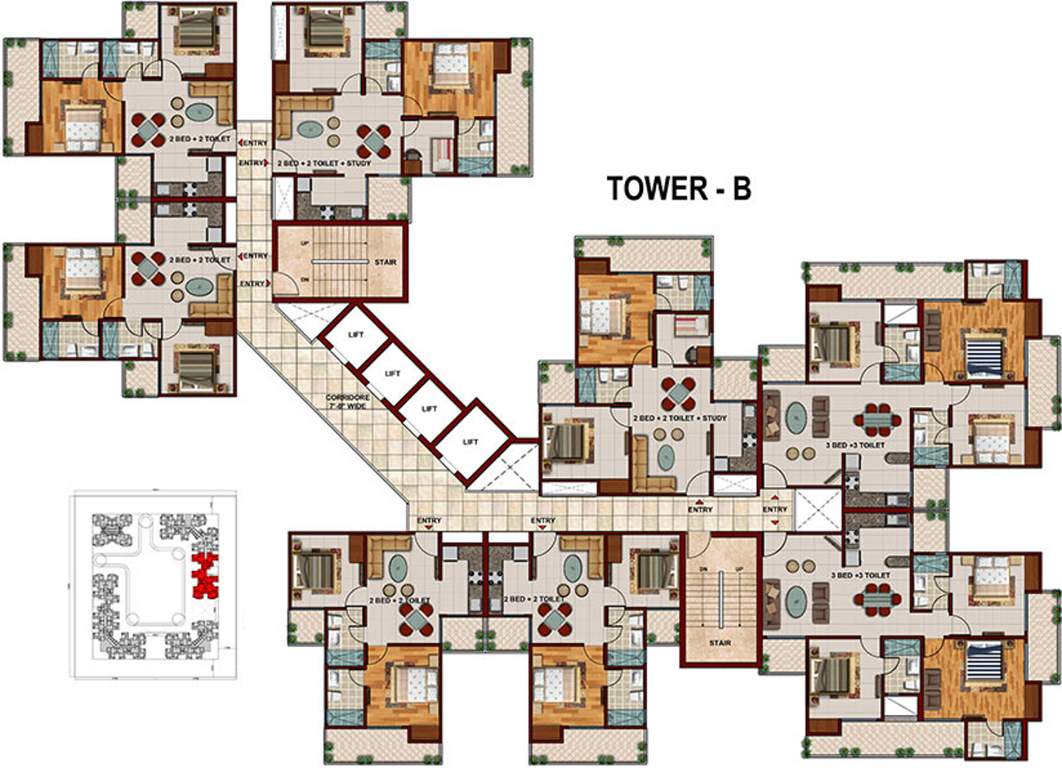 Images for Cluster Plan of Nitya Grand Avenue