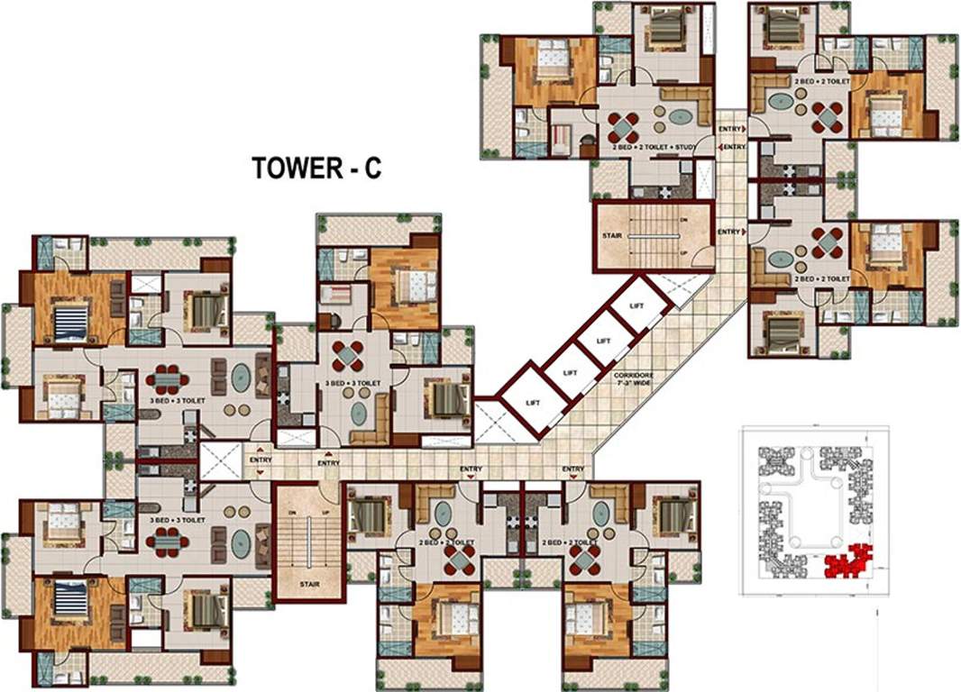 Images for Cluster Plan of Nitya Grand Avenue