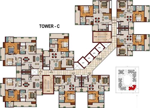 Images for Cluster Plan of Nitya Grand Avenue Images for Cluster Plan of Nitya Grand Avenue