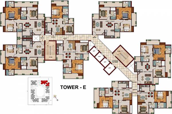 Images for Cluster Plan of Nitya Grand Avenue Images for Cluster Plan of Nitya Grand Avenue