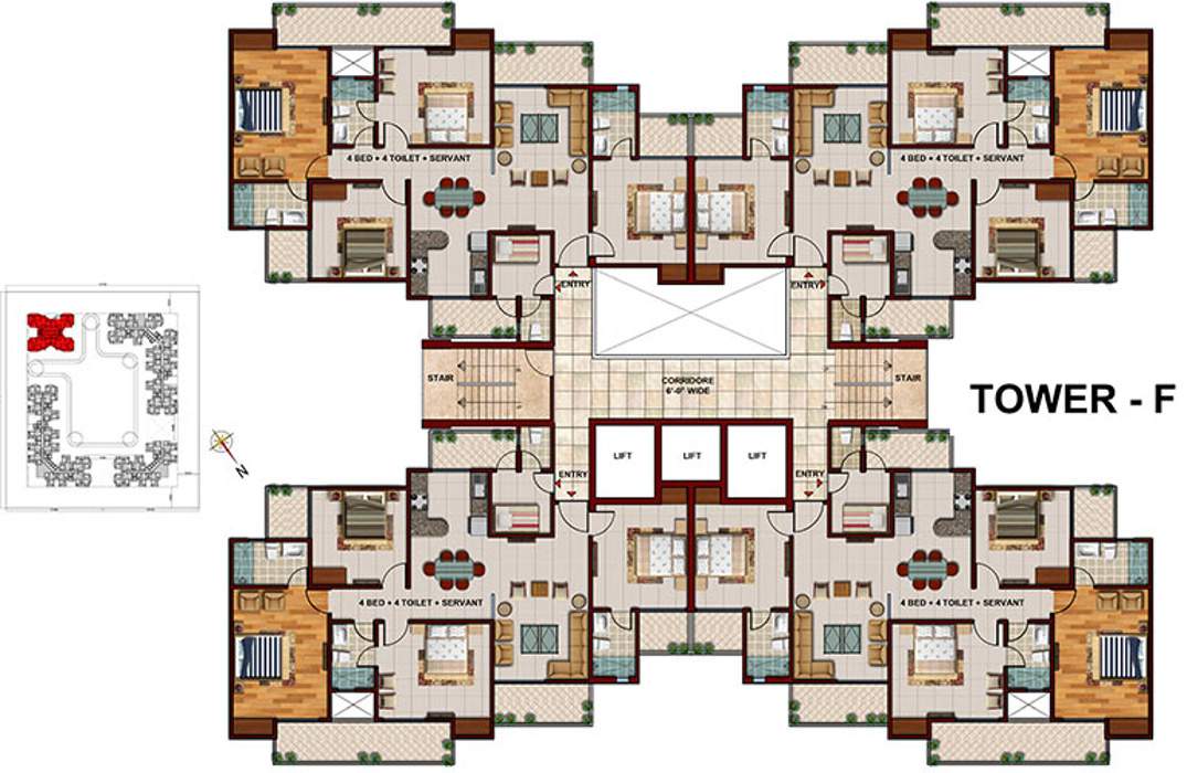 Images for Cluster Plan of Nitya Grand Avenue