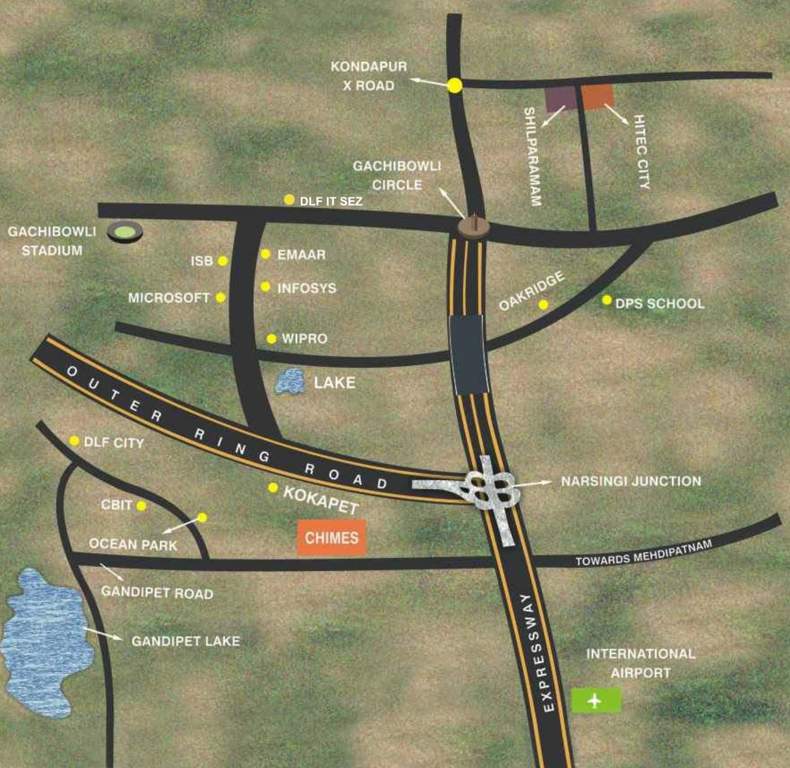  chimes phase 2 Images for Location Plan of Legend Chimes Phase 2