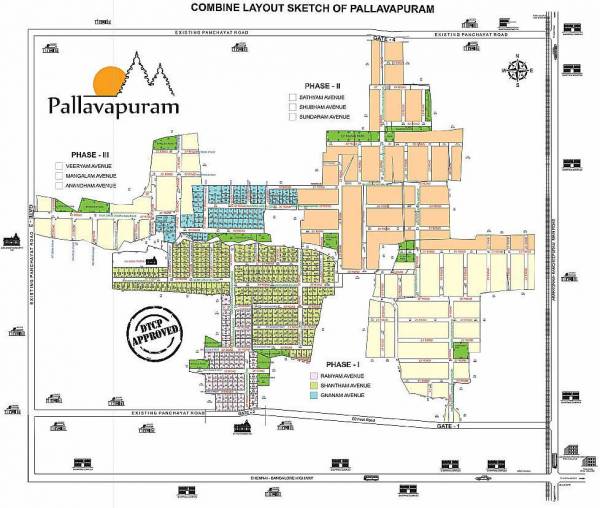 Images for Layout Plan of My Guru Dhakshina Avenue