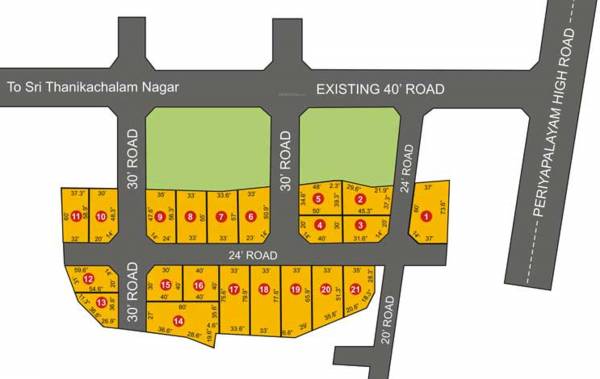 Images for Layout Plan of City Land Promoters Priyanka Nagar