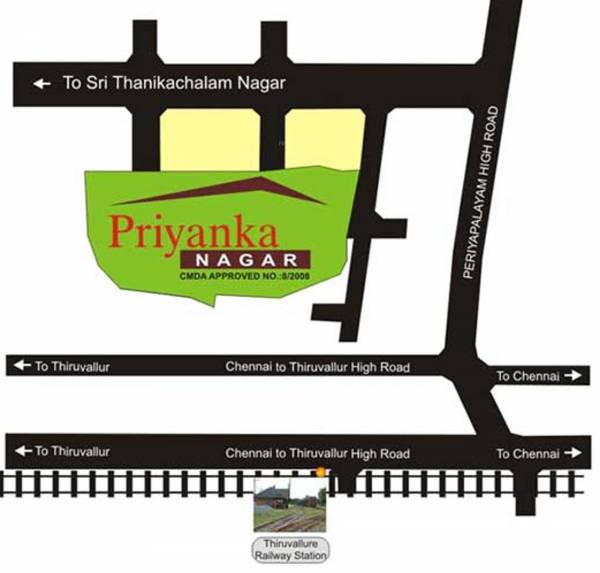 Images for Location Plan of City Land Promoters Priyanka Nagar