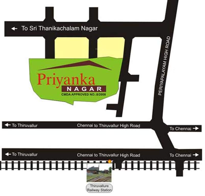 Images for Location Plan of City Land Promoters Priyanka Nagar